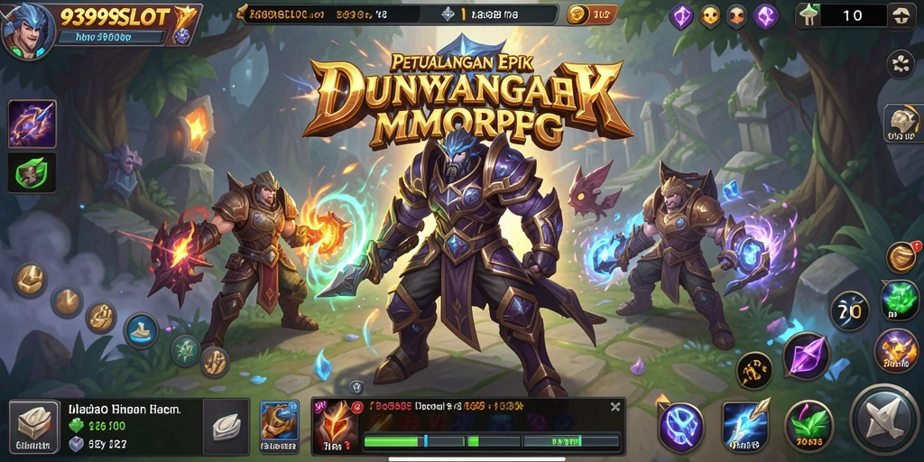 Screenshot menunjukkan aksi seru dalam permainan 9399SLOT.