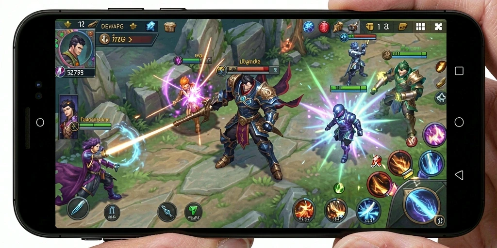 Tampilan gameplay DEWAPG yang seru dan penuh strategi.