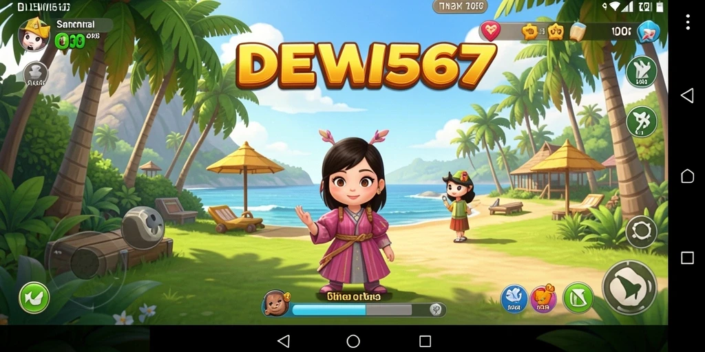 Tampilan gameplay DEWI567 yang penuh warna dan menarik.
