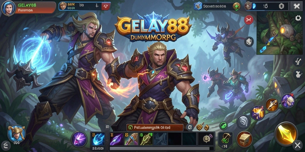 Tampilan gameplay GELAY88 dengan pertempuran yang seru dan grafik menawan.