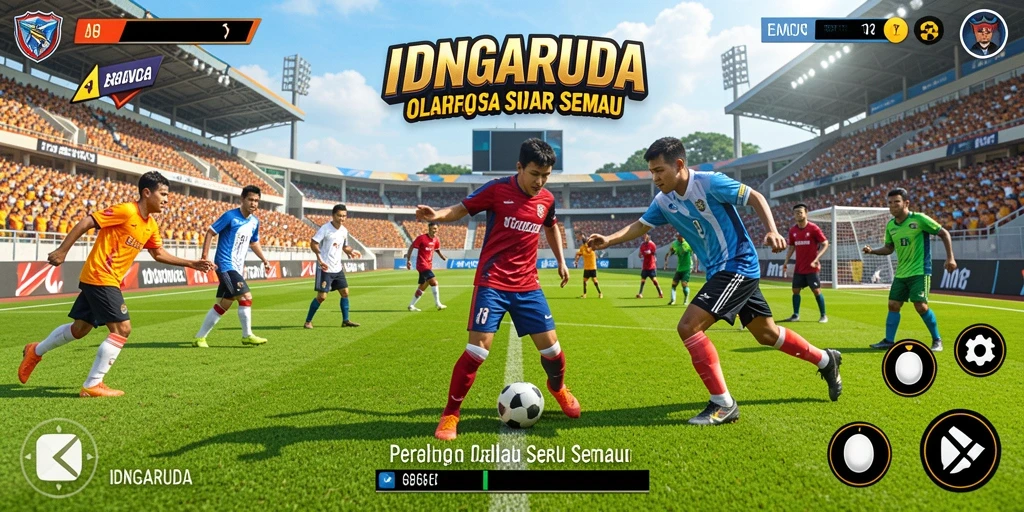 Tampilan gameplay yang seru dan menantang di IDNGARUDA.