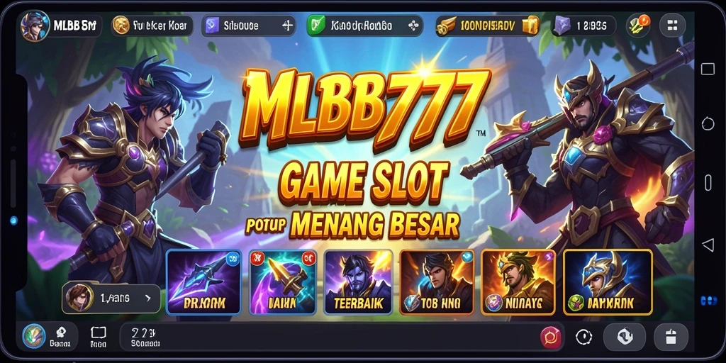 Tampilan menarik dari gameplay Slot MLBB777 yang penuh warna.