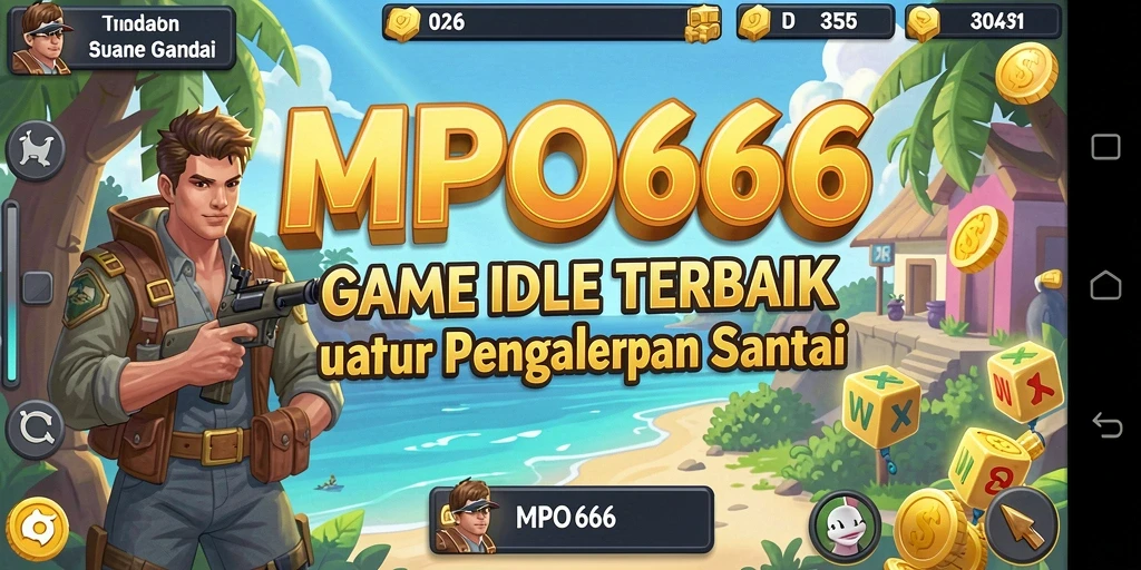 Tampilan gameplay MPO666 yang menarik dan santai di layar.
