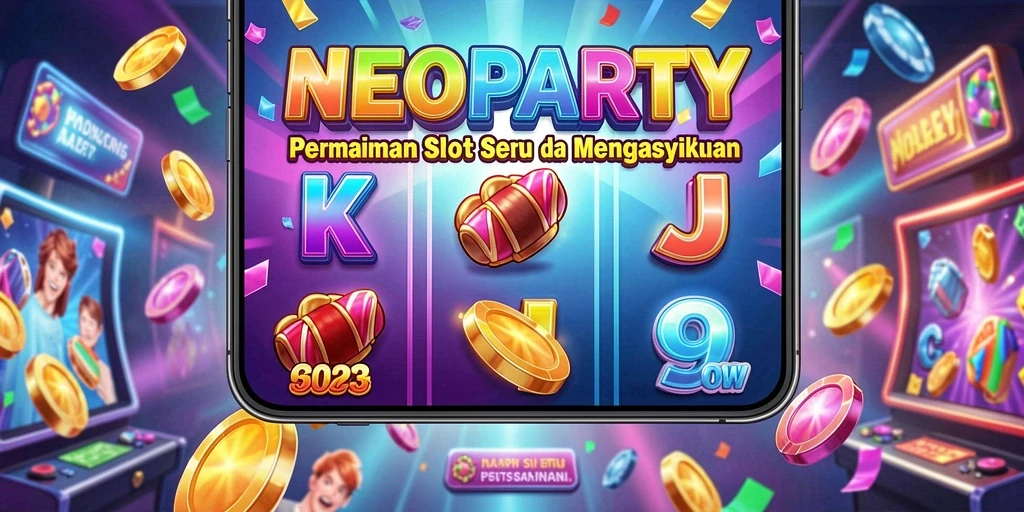 Tampilan gameplay slot yang menarik dan penuh warna di NEOPARTY.