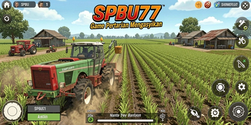 Screenshot <strong>SPBU77</strong> menampilkan pengalaman bertani yang mendalam.
