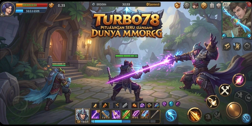 Screenshot TURBO78 menampilkan gameplay seru dalam dunia MMORPG.